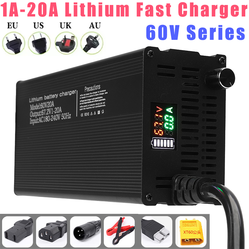 84V 20A Smart Charger - Cargadores de batería de litio corriente