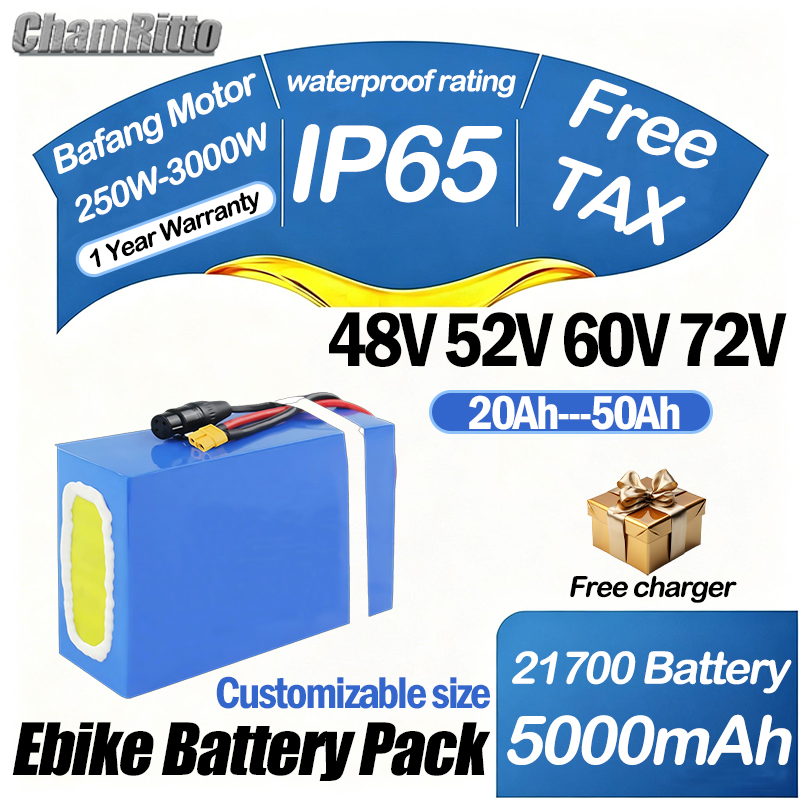 Batería de bicicleta eléctrica - 60V 50Ah Electric Scooter Battery reseña y precio